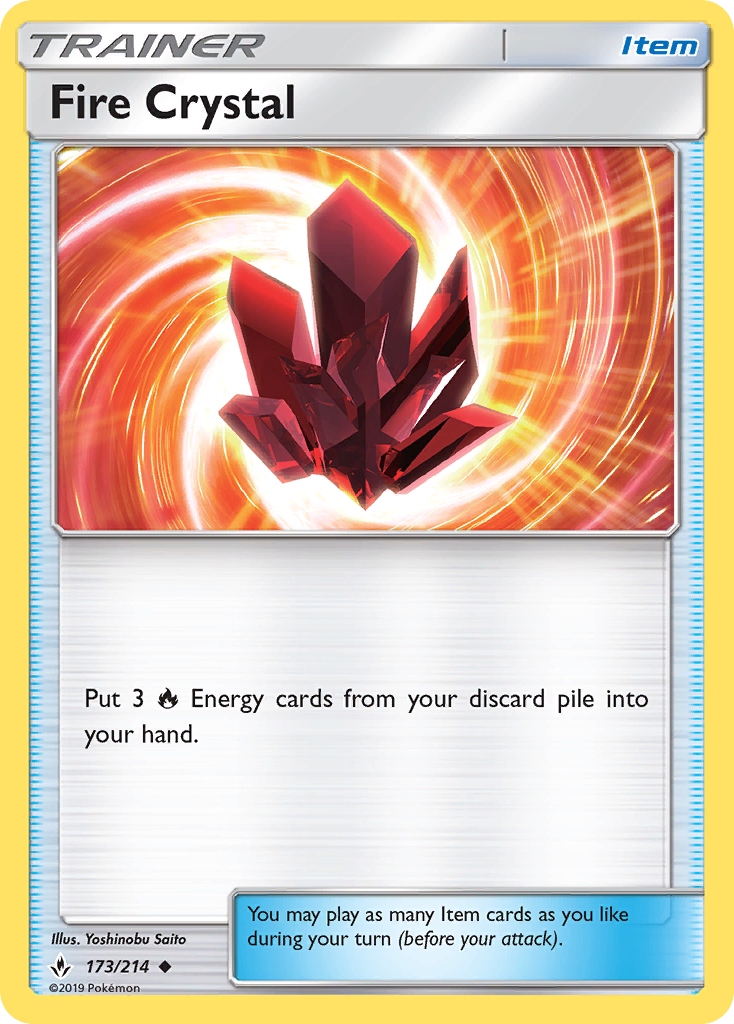 Fire Crystal (173/214) [Sun & Moon: Unbroken Bonds] | Good Games Morley