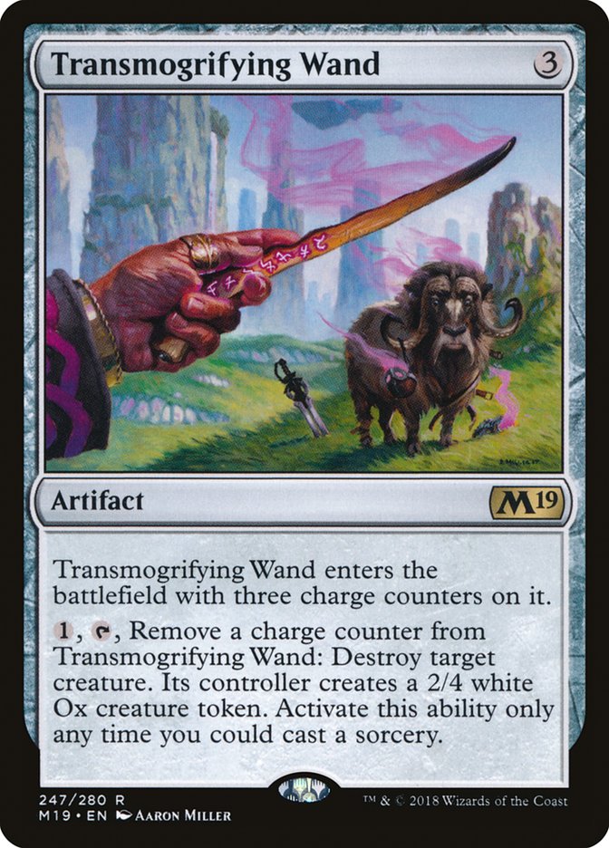 Transmogrifying Wand [Core Set 2019] | Good Games Morley