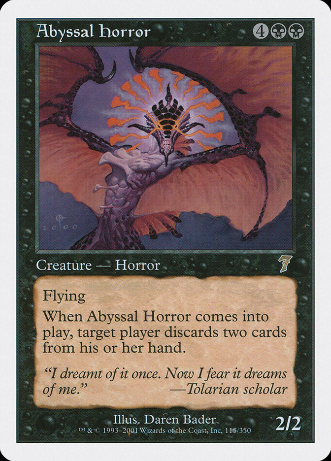 Abyssal Horror [Seventh Edition] | Good Games Morley