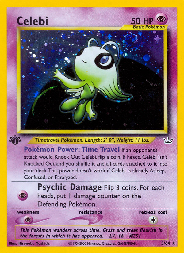 Celebi (3/64) [Neo Revelation 1st Edition] | Good Games Morley