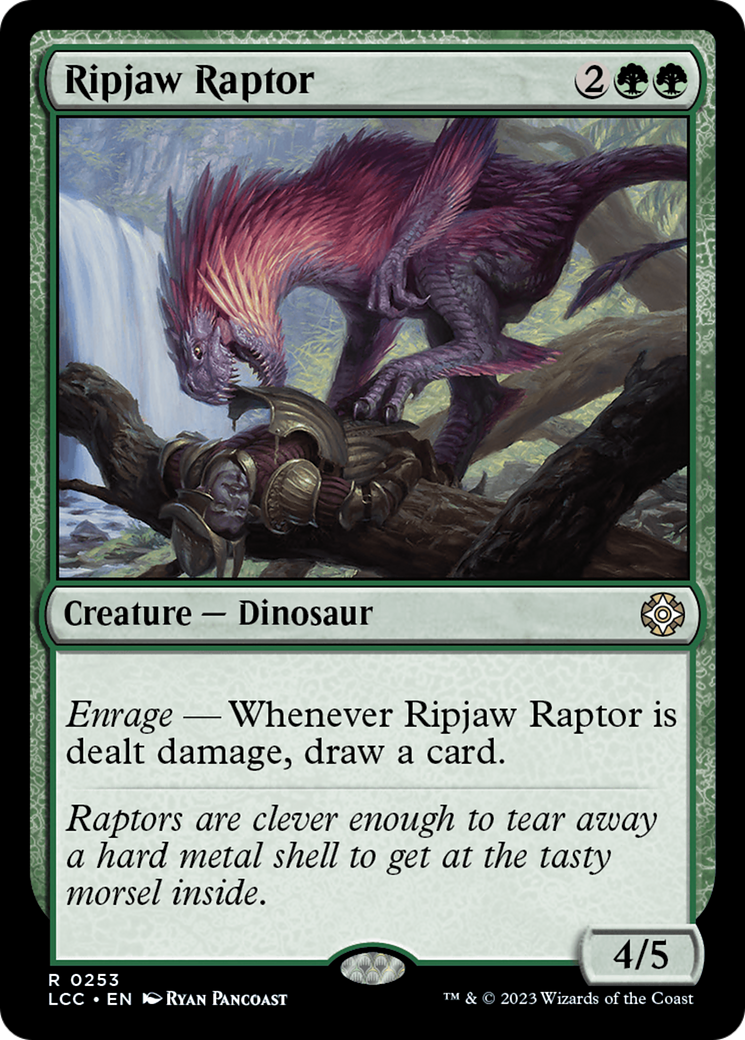 Ripjaw Raptor [The Lost Caverns of Ixalan Commander] | Good Games Morley