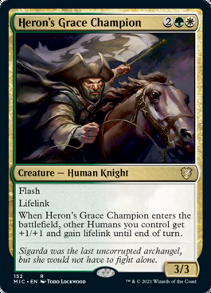 Heron's Grace Champion [Innistrad: Midnight Hunt Commander] | Good Games Morley