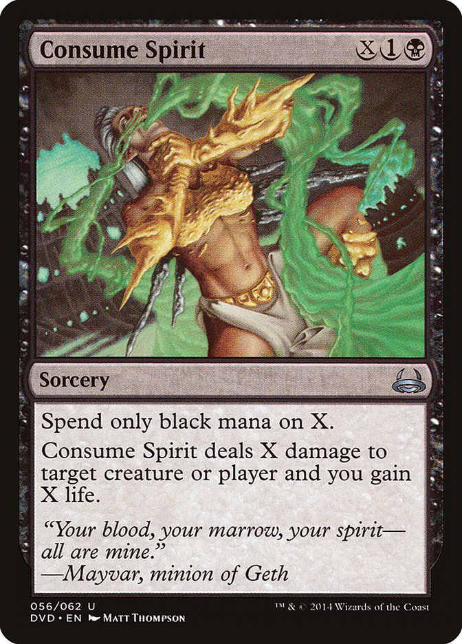 Consume Spirit (Divine vs. Demonic) [Duel Decks Anthology] | Good Games Morley