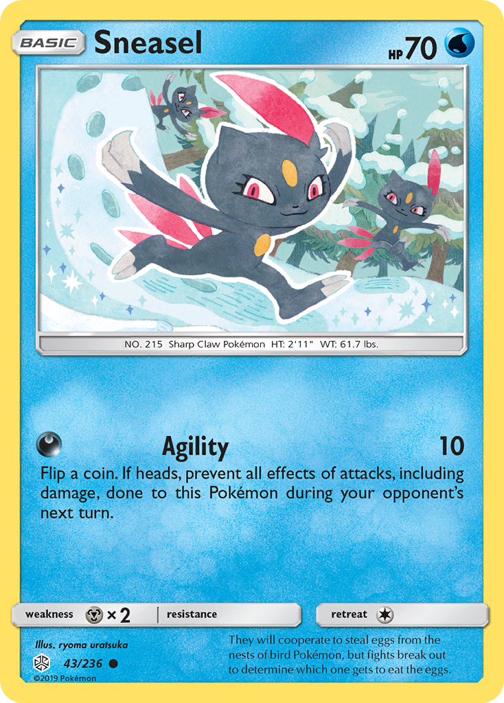 Sneasel (43/236) [Sun & Moon: Cosmic Eclipse] | Good Games Morley