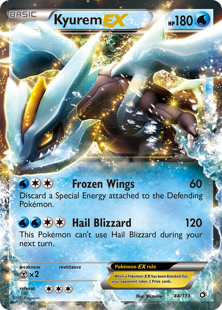 Kyurem EX (44/113) [Black & White: Legendary Treasures] | Good Games Morley