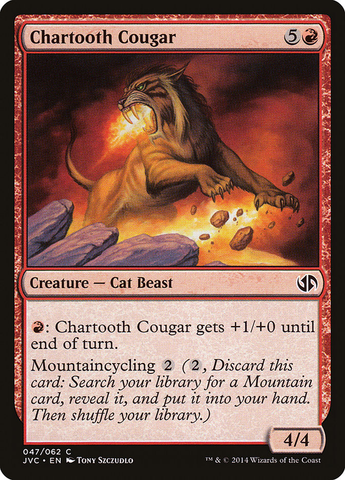 Chartooth Cougar [Duel Decks Anthology] | Good Games Morley