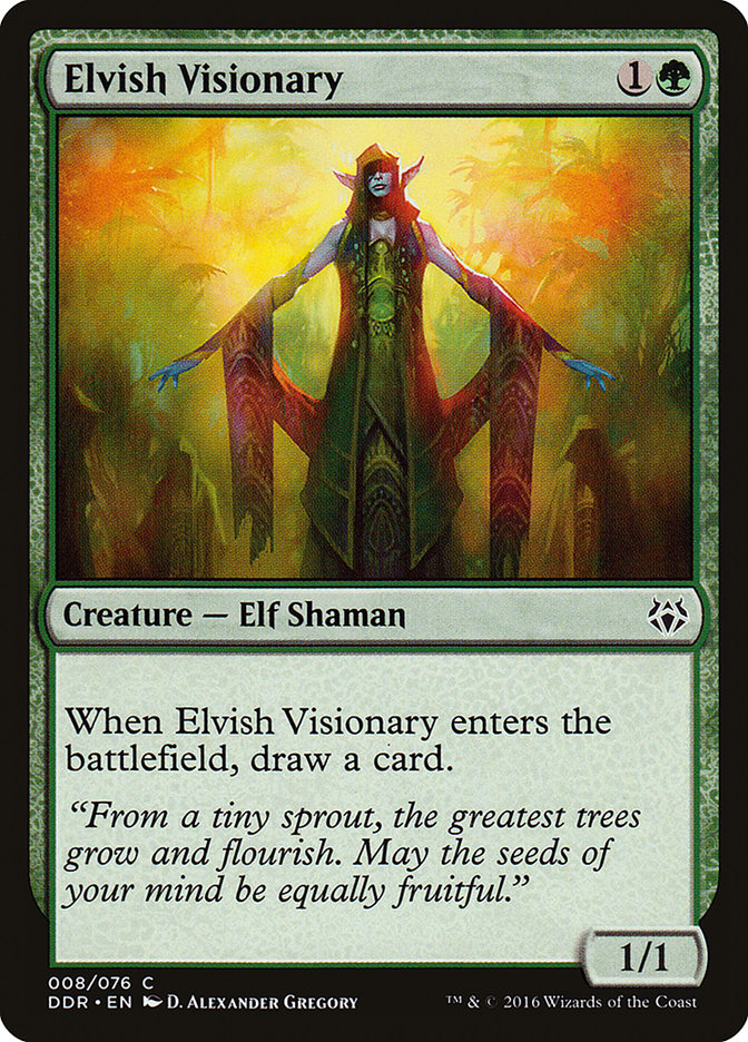 Elvish Visionary [Duel Decks: Nissa vs. Ob Nixilis] | Good Games Morley