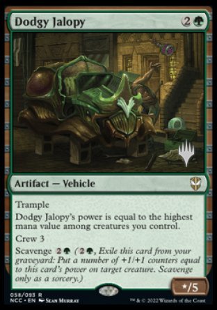 Dodgy Jalopy (Promo Pack) [Streets of New Capenna Commander Promos] | Good Games Morley