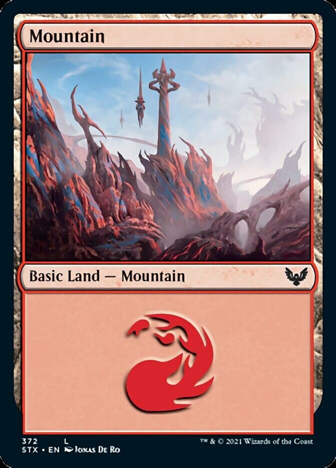 Mountain (372) [Strixhaven: School of Mages] | Good Games Morley