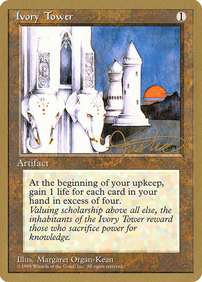 Ivory Tower (Mark Justice) [Pro Tour Collector Set] | Good Games Morley