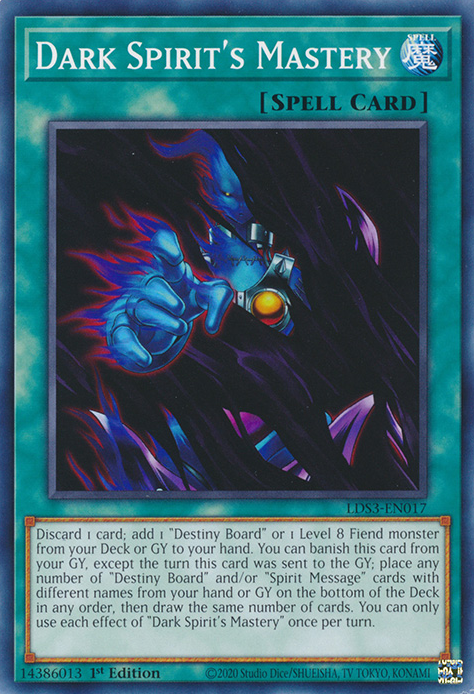 Dark Spirit's Mastery [LDS3-EN017] Common | Good Games Morley