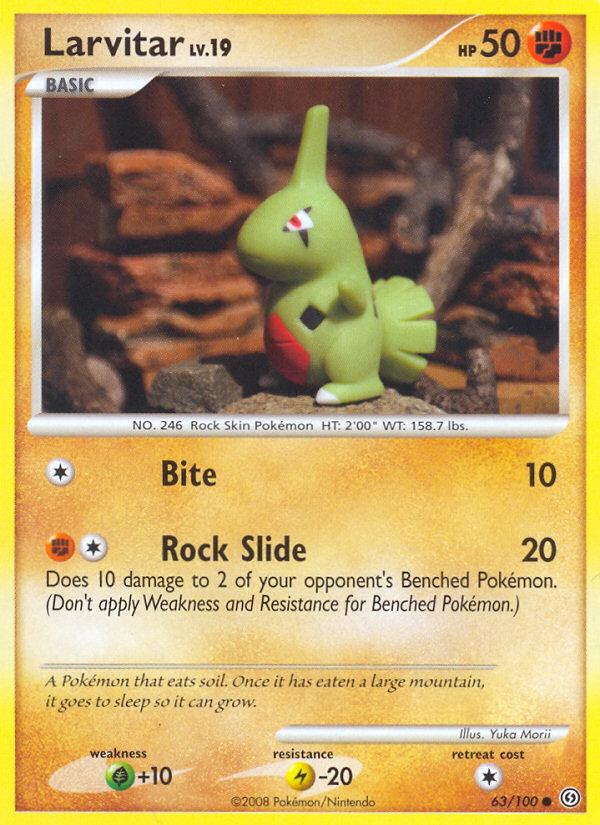 Larvitar (63/100) [Diamond & Pearl: Stormfront] | Good Games Morley