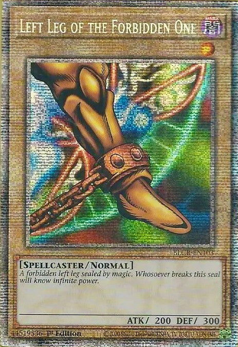 Left Leg of the Forbidden One [BLCR-EN103] Starlight Rare | Good Games Morley