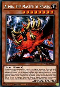 Alpha, the Master of Beasts [PHRA-EN023] Secret Rare | Good Games Morley