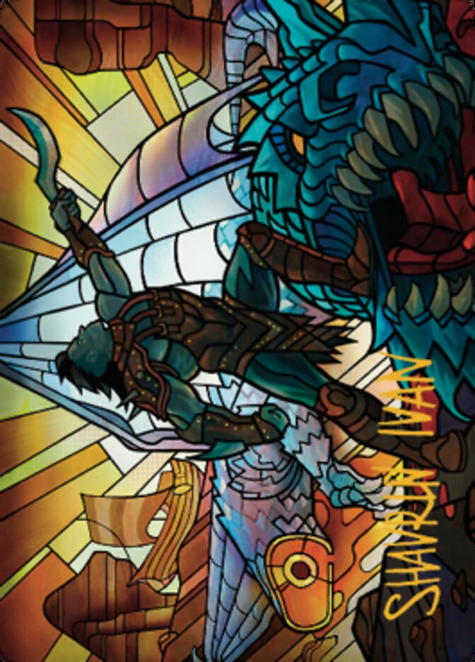Astor, Bearer of Blades Art Card (Gold-Stamped Signature) [Dominaria United Art Series] | Good Games Morley