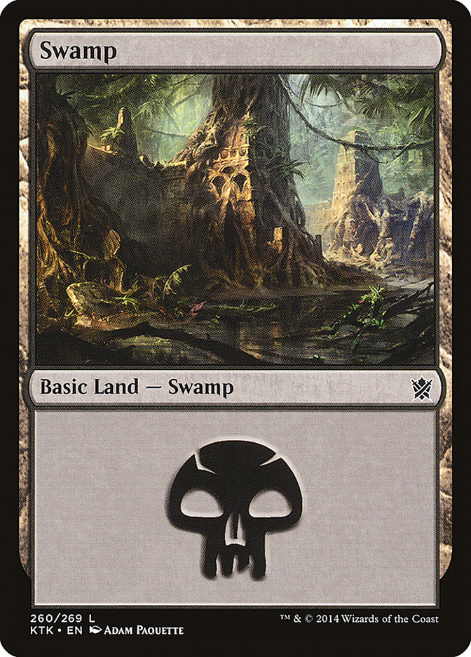 Swamp (260) [Khans of Tarkir] | Good Games Morley