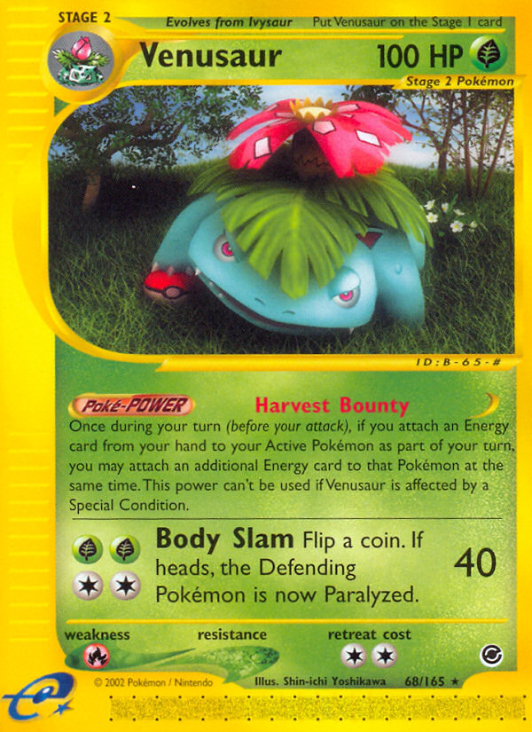 Venusaur (68/165) [Expedition: Base Set] | Good Games Morley