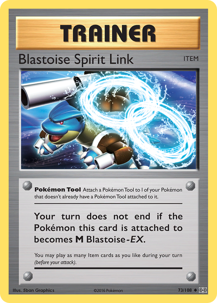 Blastoise Spirit Link (73/108) [XY: Evolutions] | Good Games Morley