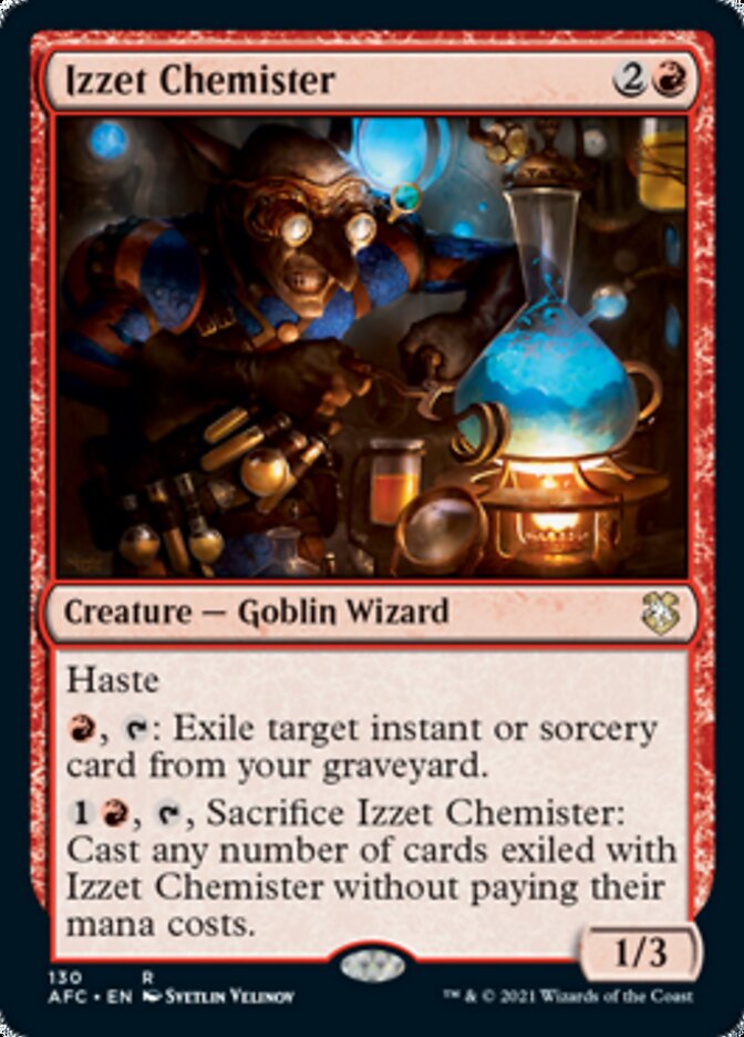 Izzet Chemister [Dungeons & Dragons: Adventures in the Forgotten Realms Commander] | Good Games Morley