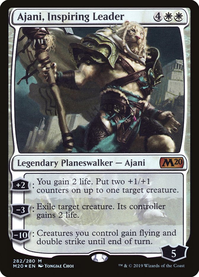 Ajani, Inspiring Leader [Core Set 2020] | Good Games Morley