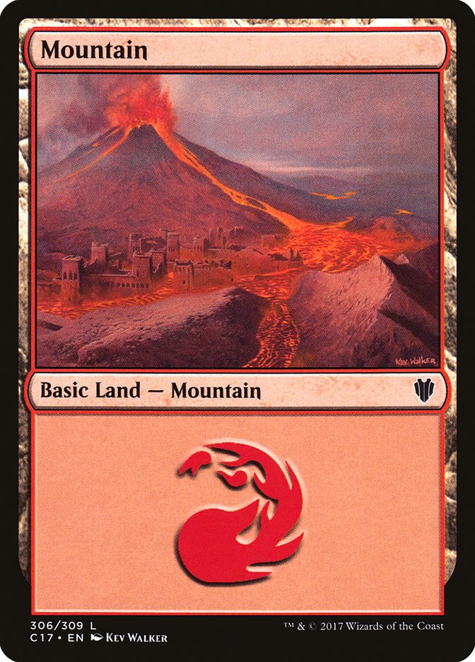 Mountain (306) [Commander 2017] | Good Games Morley
