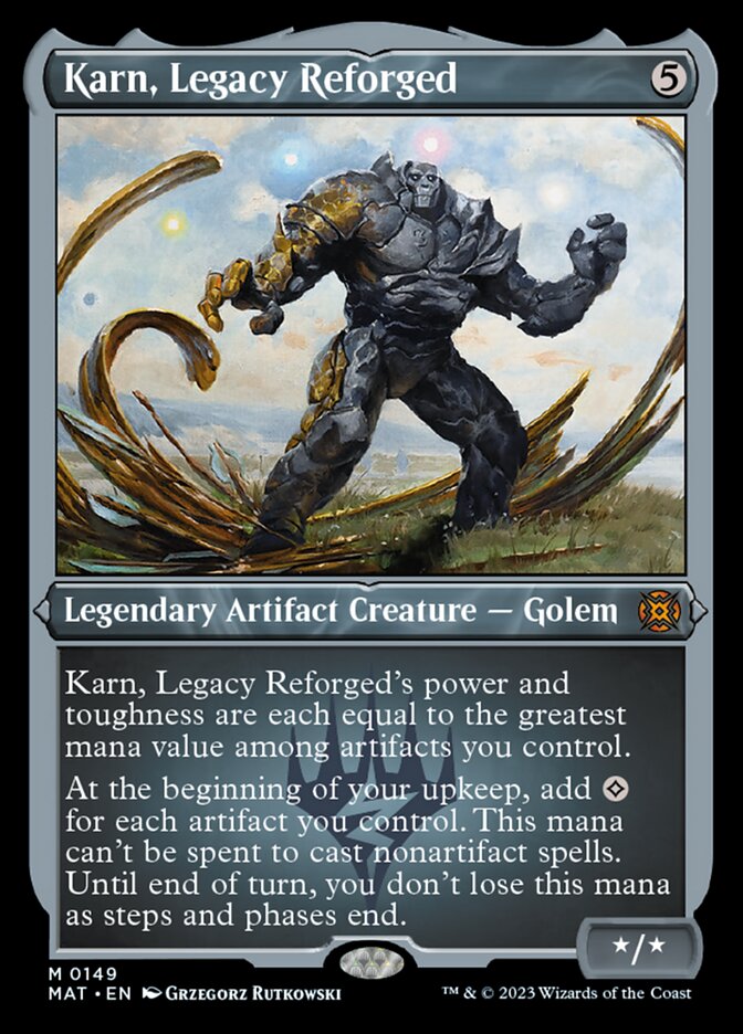 Karn, Legacy Reforged (Foil Etched) [March of the Machine: The Aftermath] | Good Games Morley