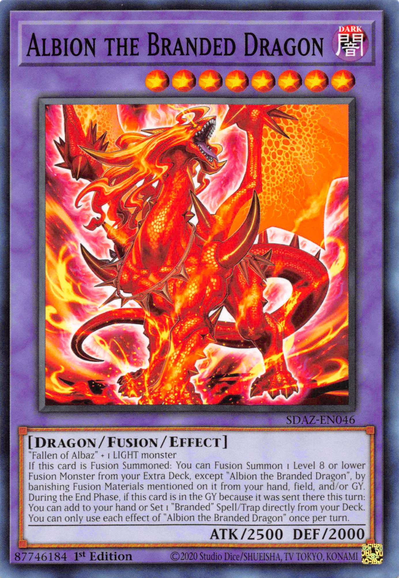 Albion the Branded Dragon [SDAZ-EN046] Common | Good Games Morley
