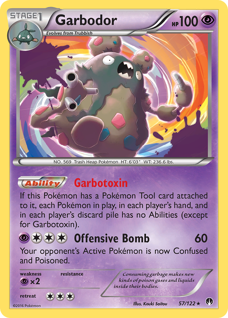 Garbodor (57/122) [XY: BREAKpoint] | Good Games Morley