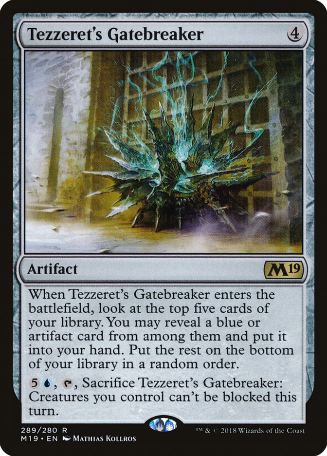 Tezzeret's Gatebreaker [Core Set 2019] | Good Games Morley