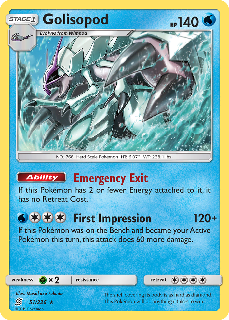 Golisopod (51/236) [Sun & Moon: Unified Minds] | Good Games Morley
