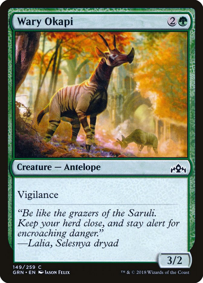 Wary Okapi [Guilds of Ravnica] | Good Games Morley