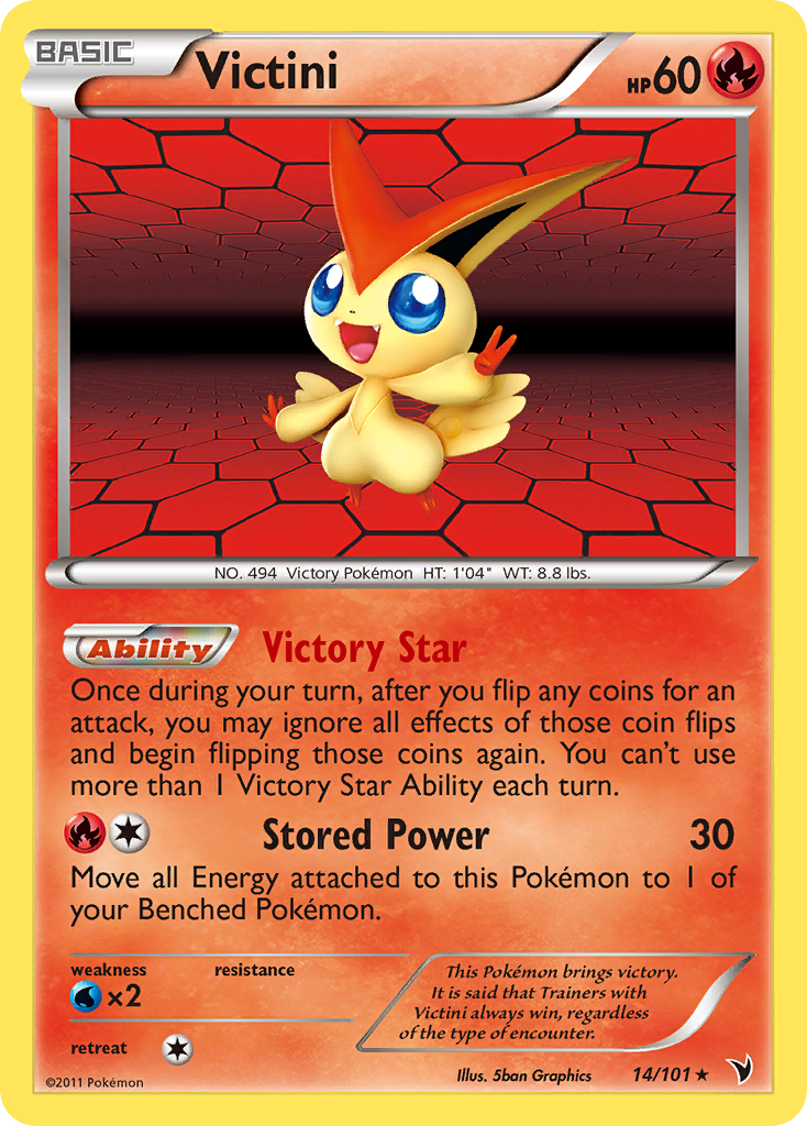 Victini (14/101) [Black & White: Noble Victories] | Good Games Morley