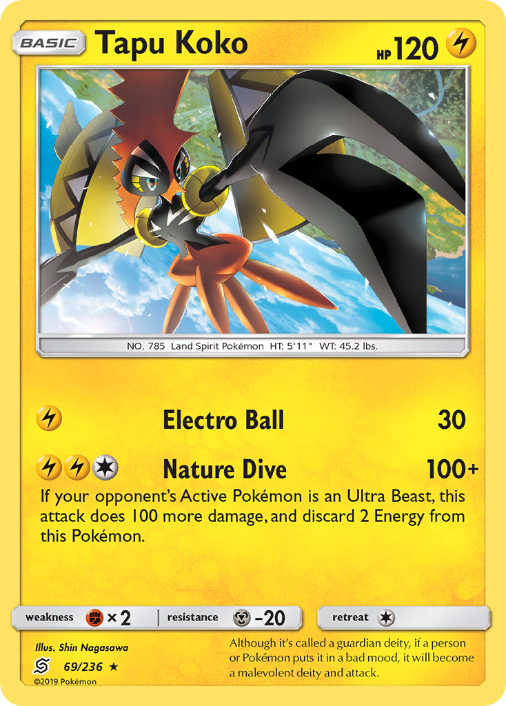 Tapu Koko (69/236) [Sun & Moon: Unified Minds] | Good Games Morley