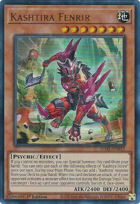 Kashtira Fenrir [DABL-EN012] Ultra Rare | Good Games Morley