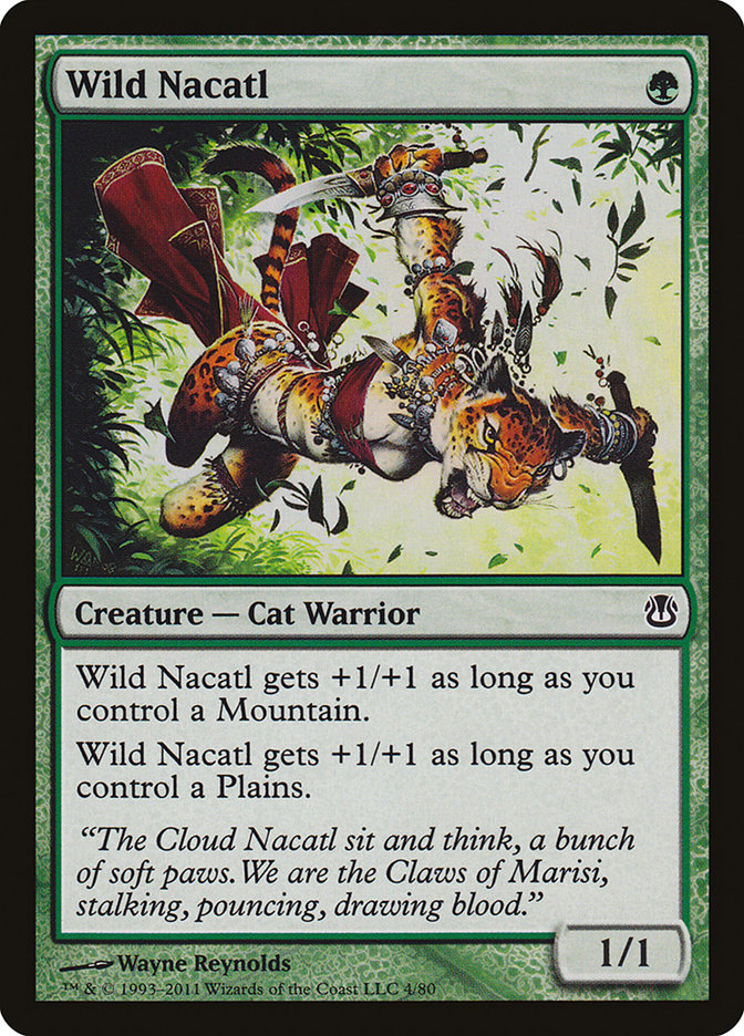 Wild Nacatl [Duel Decks: Ajani vs. Nicol Bolas] | Good Games Morley