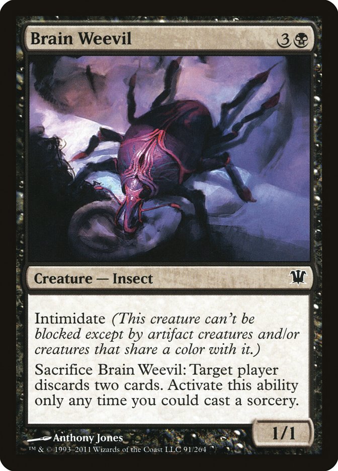 Brain Weevil [Innistrad] | Good Games Morley