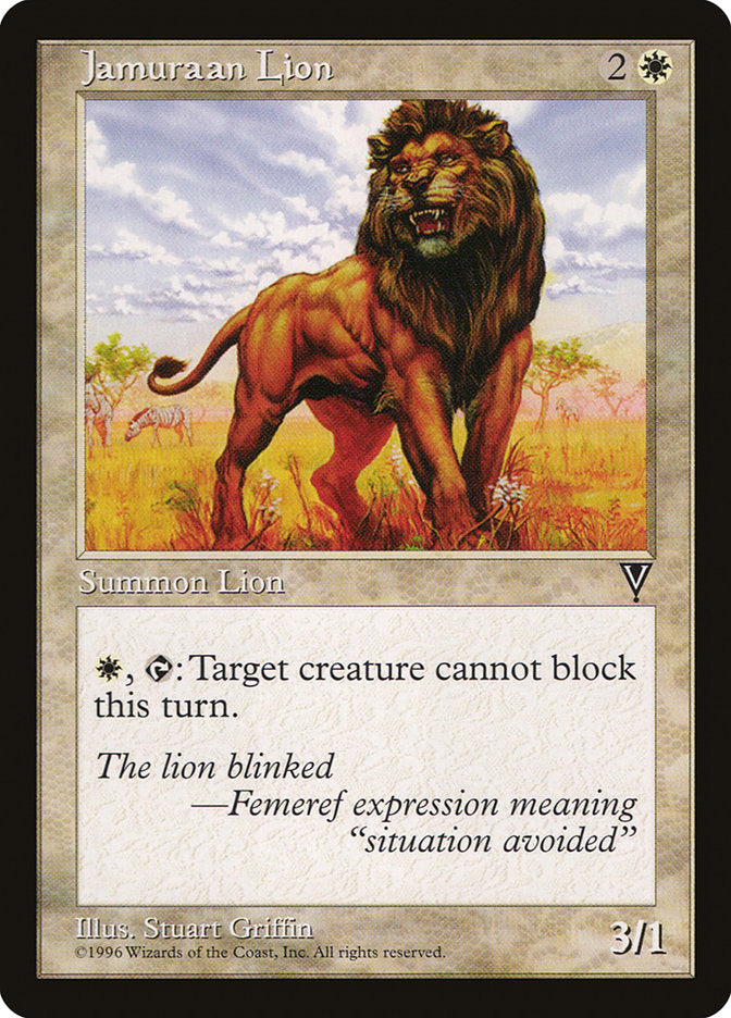 Jamuraan Lion [Visions] | Good Games Morley