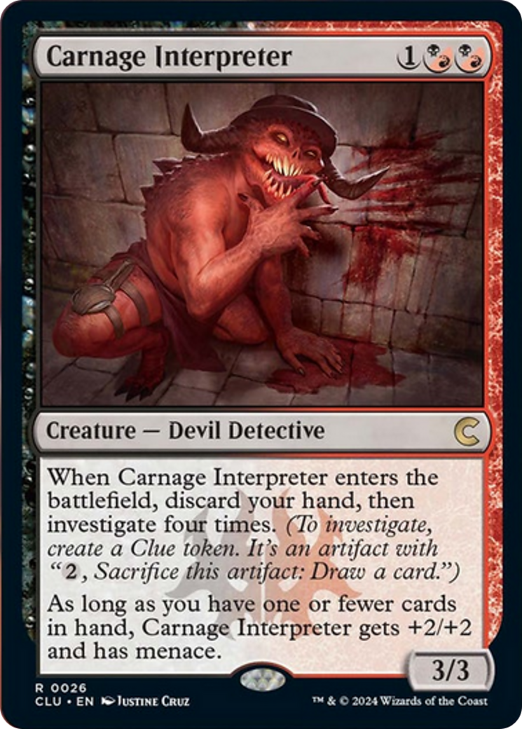 Carnage Interpreter [Ravnica: Clue Edition] | Good Games Morley