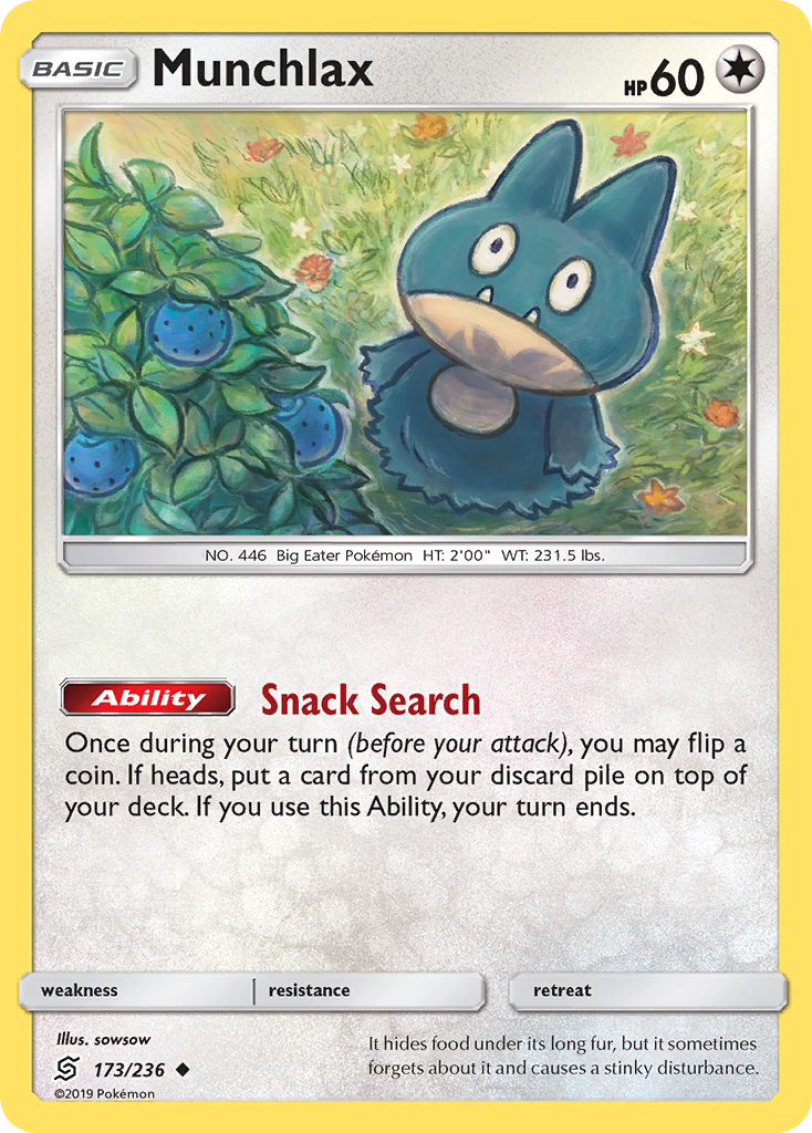 Munchlax (173/236) [Sun & Moon: Unified Minds] | Good Games Morley