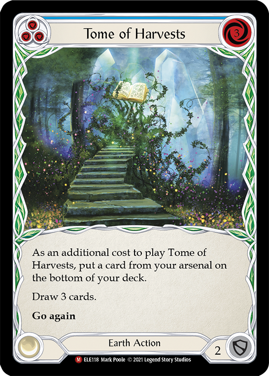 Tome of Harvests [ELE118] (Tales of Aria)  1st Edition Rainbow Foil | Good Games Morley