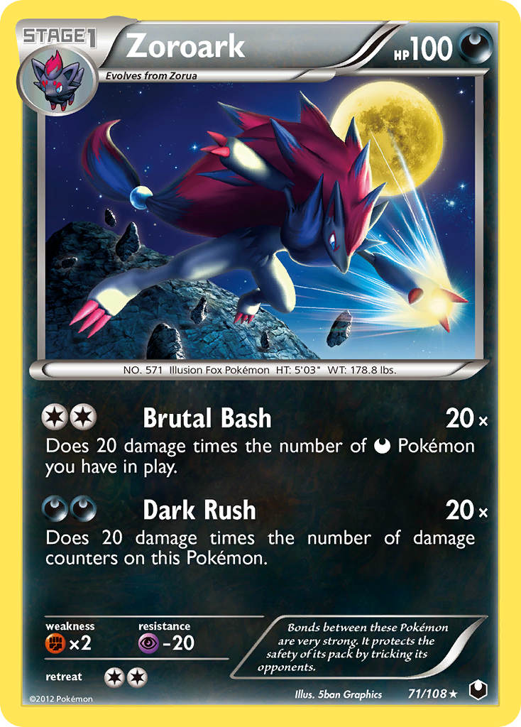 Zoroark (71/108) [Black & White: Dark Explorers] | Good Games Morley