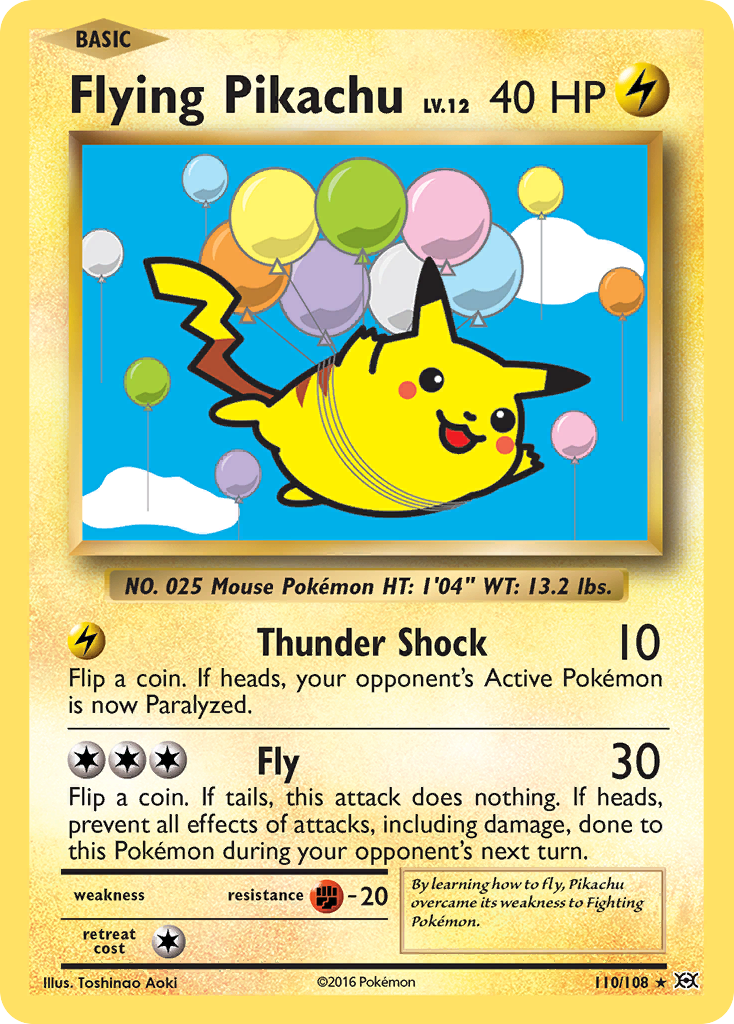 Flying Pikachu (110/108) [XY: Evolutions] | Good Games Morley