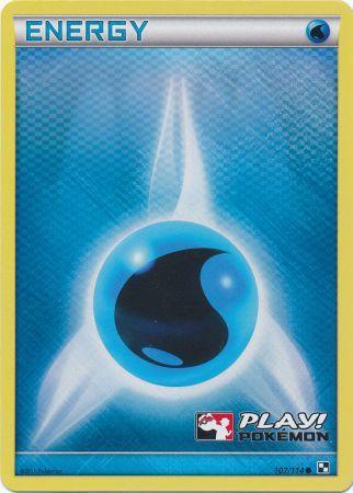 Water Energy (107/114) (Play Pokemon Promo) [Black & White: Base Set] | Good Games Morley