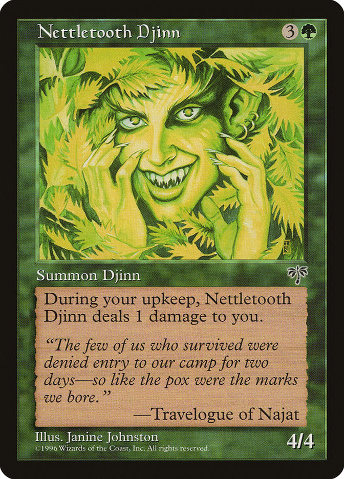 Nettletooth Djinn [Mirage] | Good Games Morley