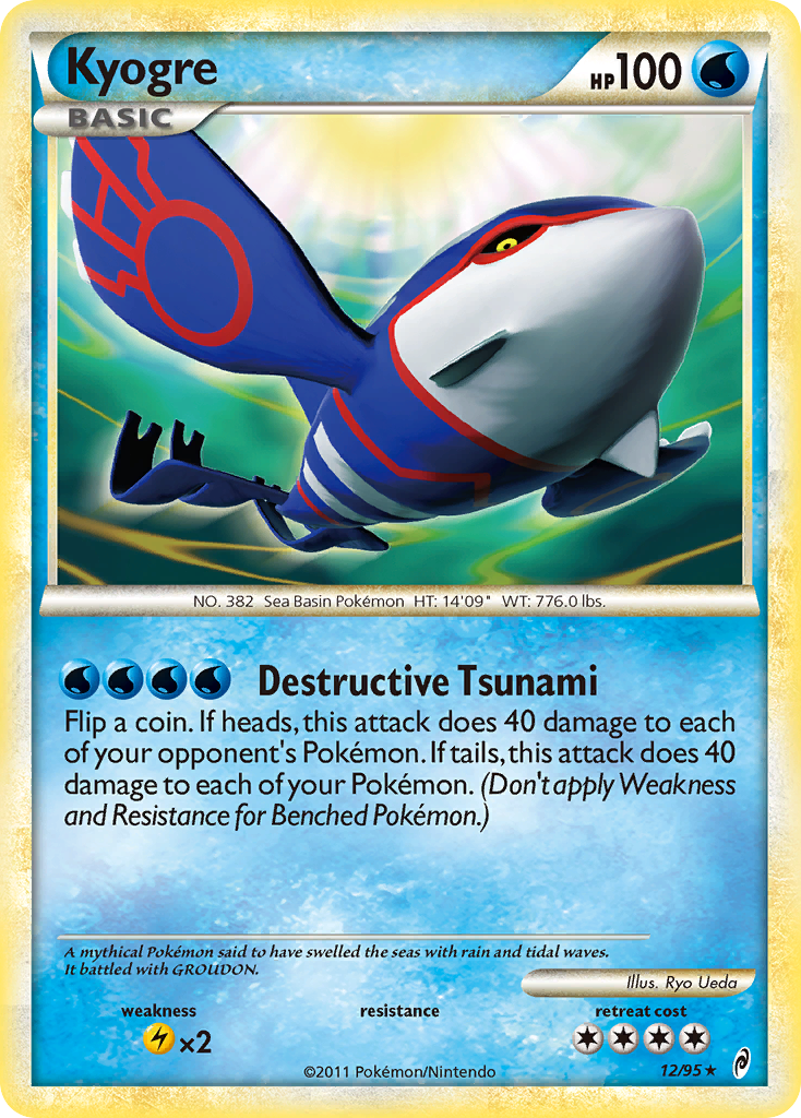 Kyogre (12/95) [HeartGold & SoulSilver: Call of Legends] | Good Games Morley