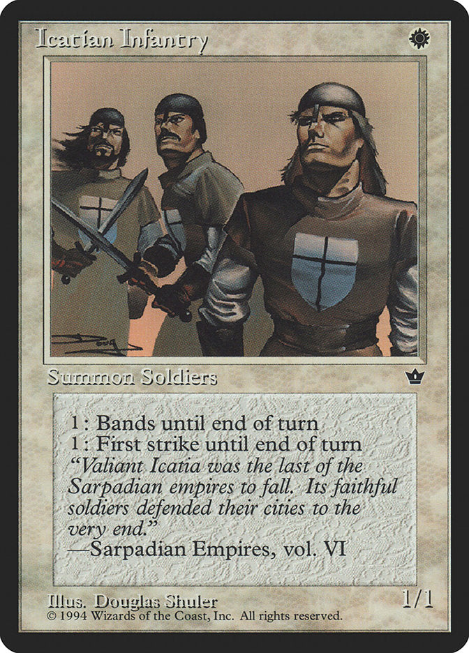 Icatian Infantry (Douglas Shuler) [Fallen Empires] | Good Games Morley