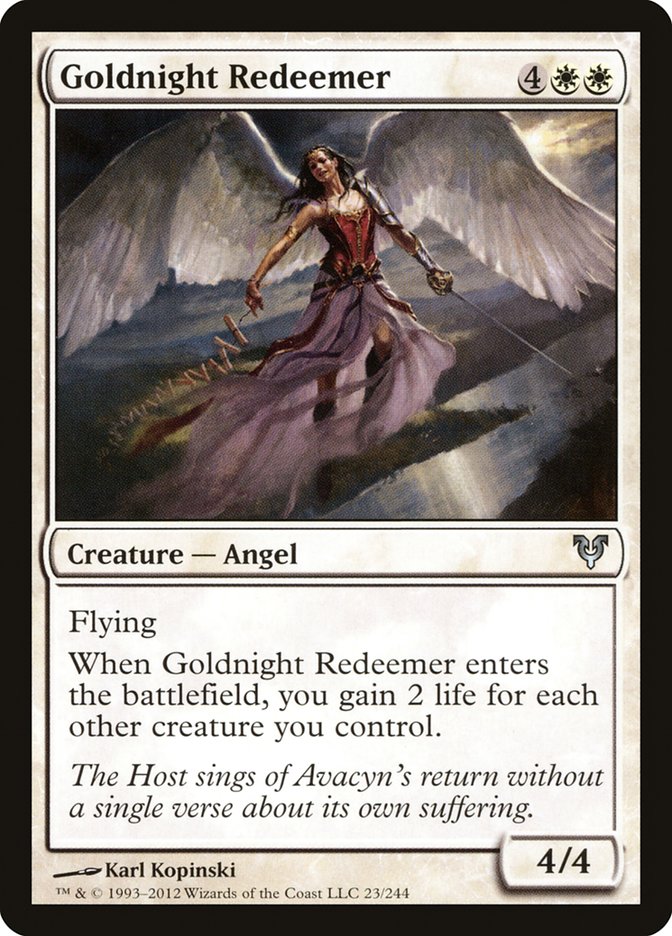 Goldnight Redeemer [Avacyn Restored] | Good Games Morley