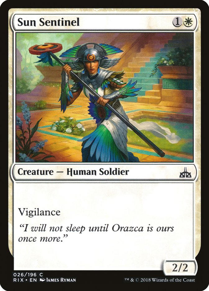Sun Sentinel [Rivals of Ixalan] | Good Games Morley