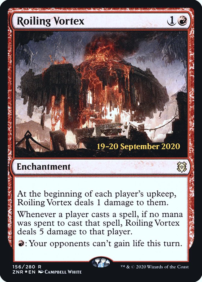 Roiling Vortex [Zendikar Rising Prerelease Promos] | Good Games Morley