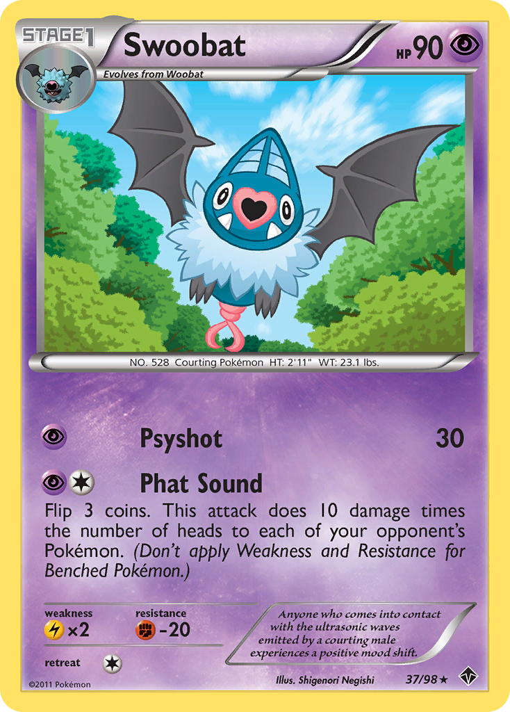 Swoobat (37/98) [Black & White: Emerging Powers] | Good Games Morley